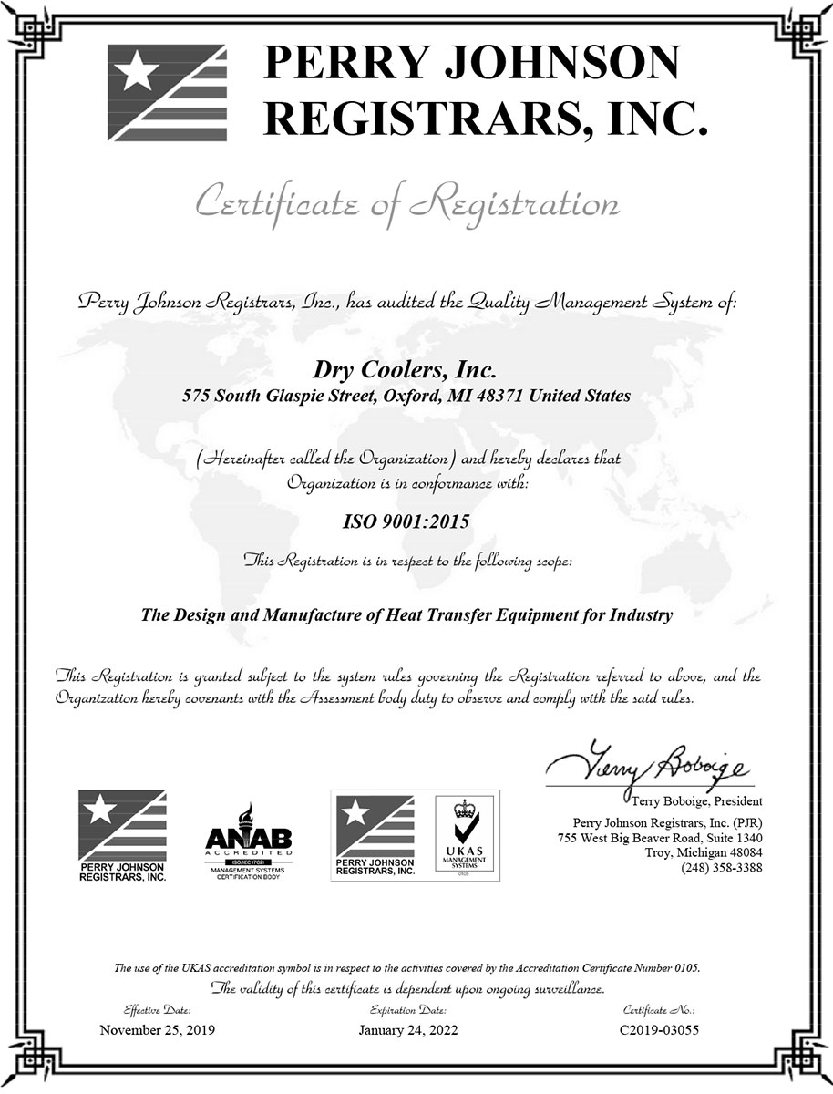 ISO 9001:2015 Certification Renewal