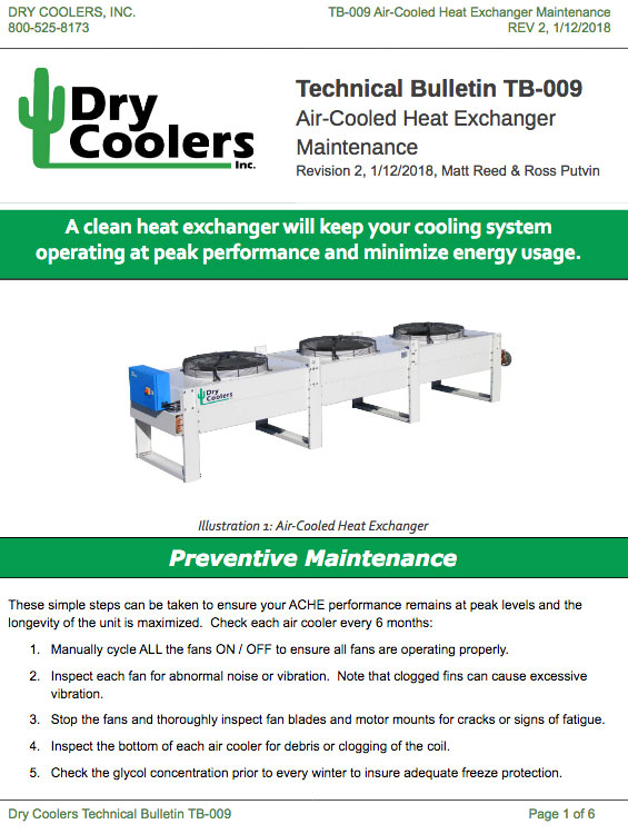 TB-009 Air-Cooled Heat Exchanger Maintenance